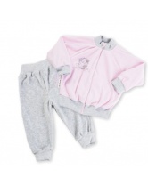 Комплект для девочки: брюки и толстовка Lucky Child- розовый