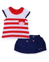 Комплект для девочки: футболка и юбка Mayoral- красный
