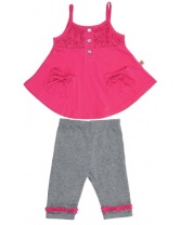Комплект: майка и брюки для девочки Sweet Berry- розовый