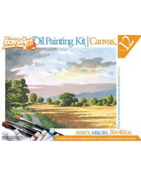 EasyArt Набор для живописи масляными красками № 4 "Сельский пейзаж
