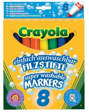 Crayola Смываемые фломастеры
