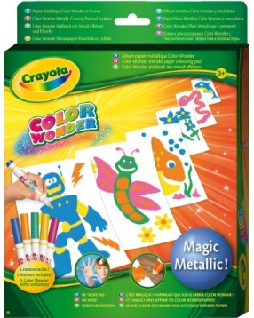 Бумага для рисования Color Wonder c  металлическим эффектом, Crayola