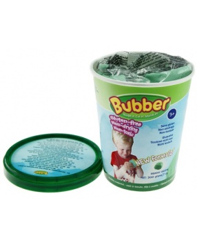Масса для лепки Bubber, WABA FUN, 200 гр. зеленый