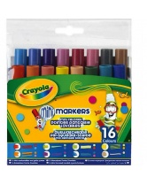 16 мини-фломастеров с узорными наконечниками, Crayola