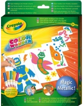 Бумага для рисования Color Wonder c  металлическим эффектом, Crayola