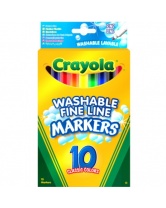 Набор из 10 смываемых фломастеров, Crayola
