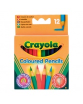 Набор из 12 коротких цветных карандашей, Crayola