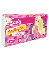 Пластилин, 6 цв, Barbie