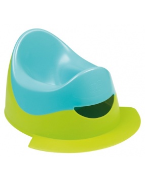 Детский горшок с подножкой, Bebe Confort, голубой/зеленый