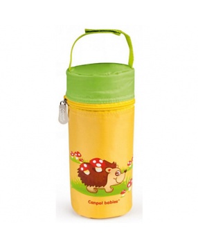 Термоупаковка для 1-ой бутылочки, Canpol Babies, жёлтый/зеленый