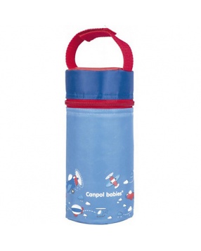 Термоупаковка  для 1-ой бутылочки "Мужская коллекция", Canpol Babies, голубой/синий