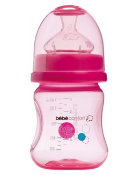 Бутылочка для кормления MATERNITY, Bebe Confort, 140 мл., 0-6мес., розовый