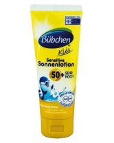 Солнцезащитное молочко для младенцев SPF 50+, Bubchen KIDS, 75 мл.