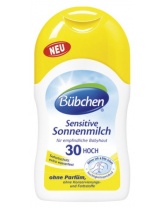 Солнцезащитное молочко для младенцев SPF 30, Bubchen, 150 мл.