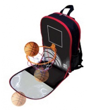 Школьный рюкзак "Баскетбол" с мячом