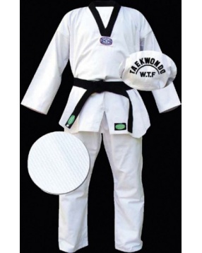 Кимоно Taekwondo "CLUB"  GREEN HILL- белый