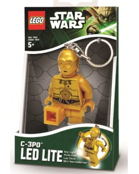 Брелок-фонарик для ключей "C3PO", LEGO Star Wars
