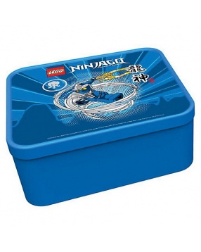 Контейнер для ланча (голубой), LEGO Ninjago