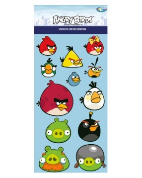 Наклейки  декоративные 3D  Angry Birds
