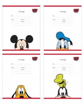 Тетрадь в линейку Mickey Mouse and Friends 2, 12л, упаковка 10 шт