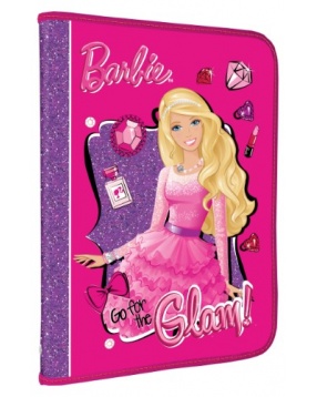 Папка для труда на молнии, Barbie