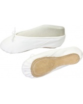 Мягкая балетная обувь со сплошной подошвой, GRISHKO- белый