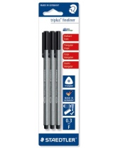 Капиллярная ручка Triplus Liner, черный, Staedtler