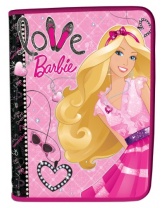 Папка для тетрадей А5, на молнии, Barbie