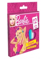 Barbie Восковые мелки, 12 цв.