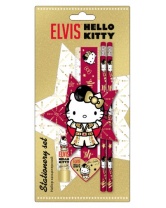 Hello Kitty Набор канцелярский: ластик, точилка, линейка, карандаш 2 шт.